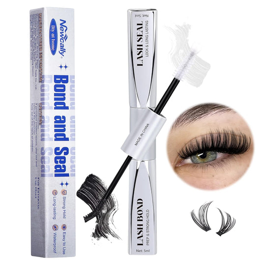 Lash Bond and Seal Lash Clusters Glue Eyelash Clusters Glue Strong Hold Eyelash Glue for Lash Extension Waterproof Cluster Lash Glue Bond and Seal by