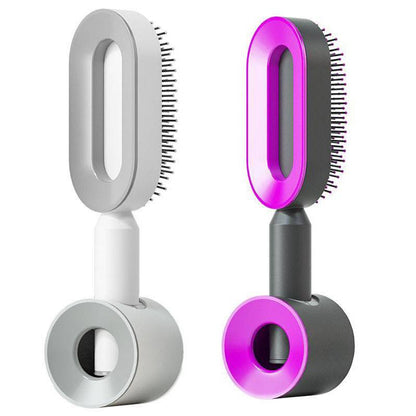 Comb Self-Cleaning Hair Brush, 3D Air Cushionmassage Brush Air Bag Massage