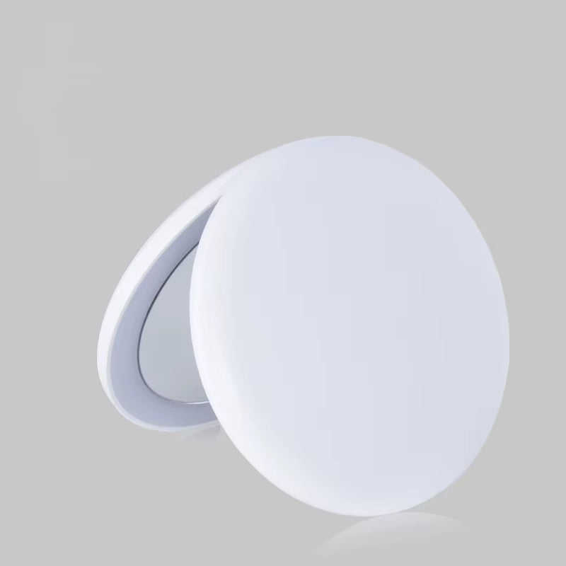 Mini Portable Folding Travel Mirror LED Light Makeup Mirror Compact Mirror 10X Magnification 2-Sided Beauty Makeup round Mirror