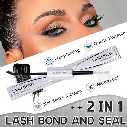 Lash Bond and Seal Lash Clusters Glue Eyelash Clusters Glue Strong Hold Eyelash Glue for Lash Extension Waterproof Cluster Lash Glue Bond and Seal by