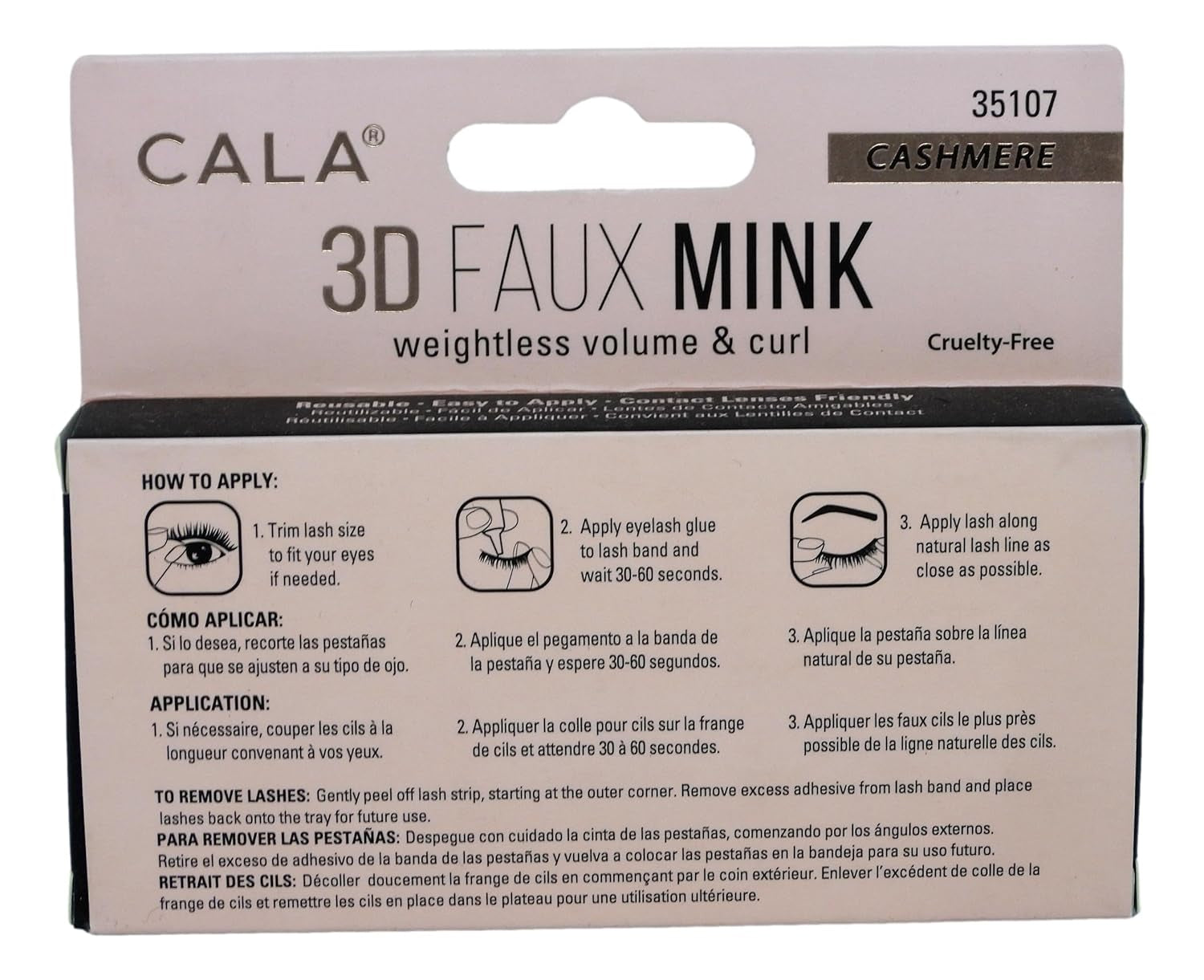 3D FAUX MINK LASHES: CASHMERE