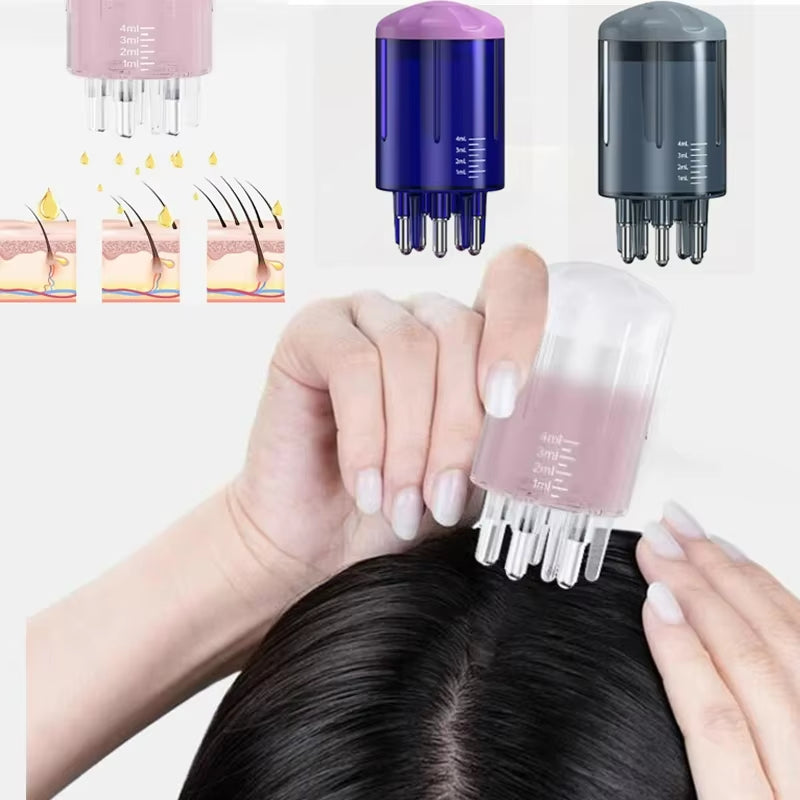 Scalp Applicator Liquid Comb for Hair Scalp Treatment, Essential Oil, Liquid Guiding Massager, Hair Growth Serum Oil, Apply