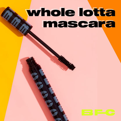 Whole Lotta Mascara | Black | Volumizing, Thickening, Lengthening, Long-Lasting | Cruelty-Free Cosmetic Eye Makeup (0.50 Fl Oz)