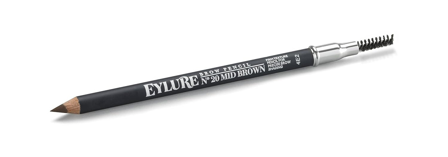 Brow Defining and Shading, Firm Pencil, Brow Crayon, Dual Ended, 20 Mid Brown