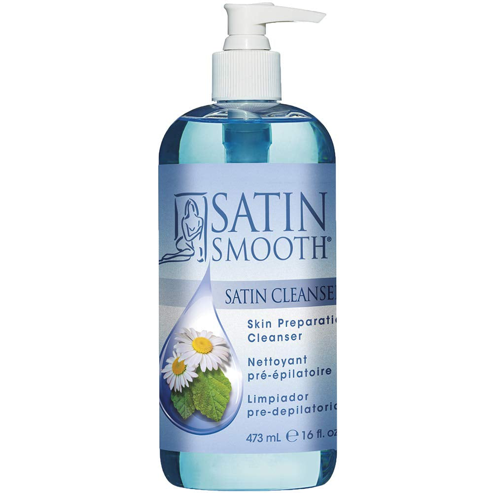 Skin Cleanser - Pre Wax Skin Preparation & Deep Cleansing - Antiseptic Formula for Smooth Skin & Reduced Irritation, 16 Oz