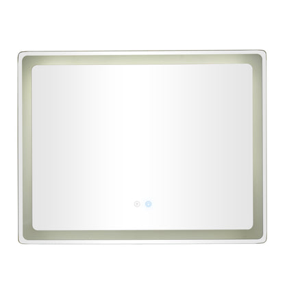 36" X 28" Silver anti Fog Mirror with LED Light