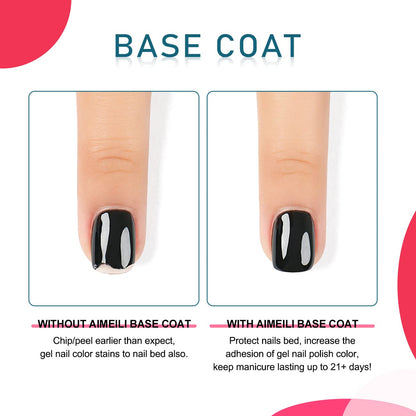 Nutrition Base Coat Soak off U V LED Hema Free Cruelty Free Vegan Gel Nail Polish