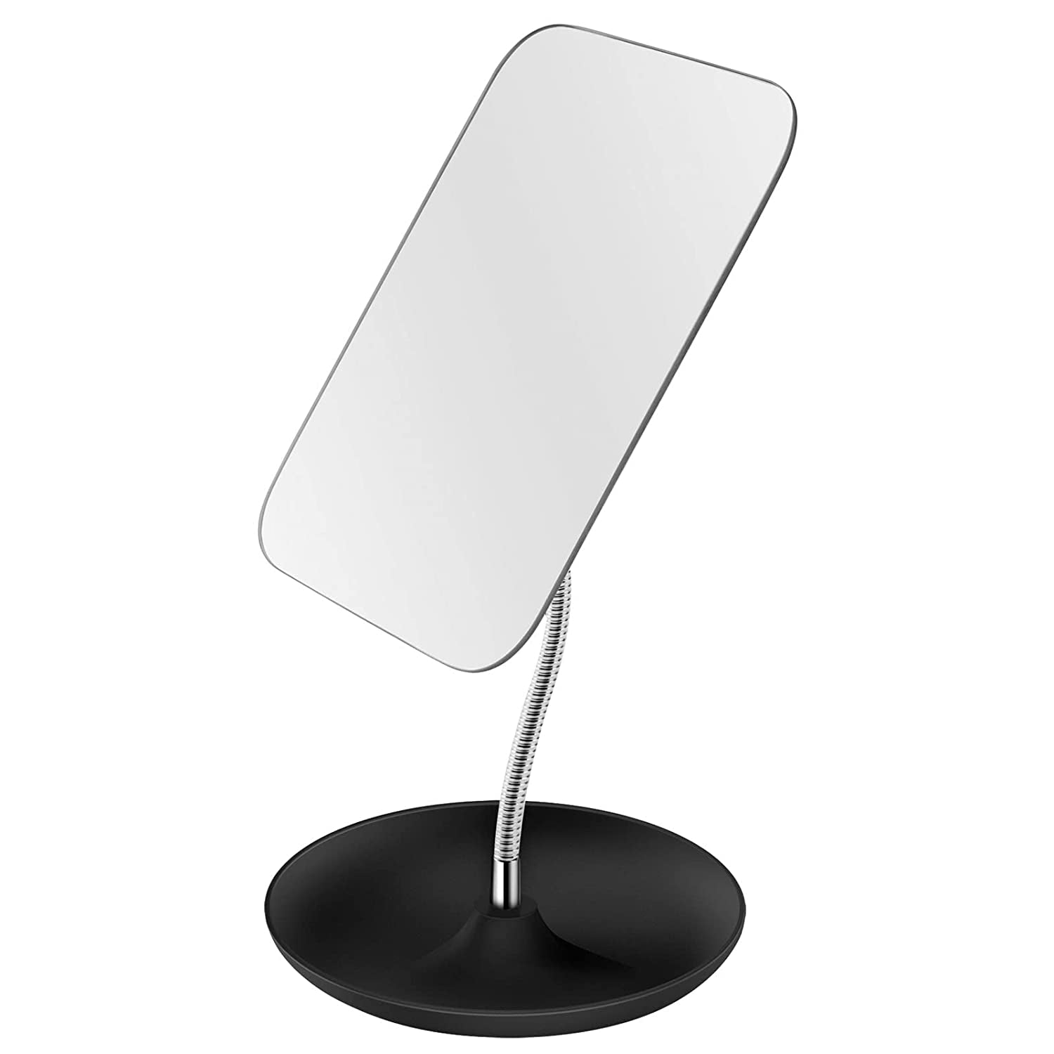 Table Vanity Mirror with Stand - Makeup Mirror for Desk - Adjustable Flexible Go