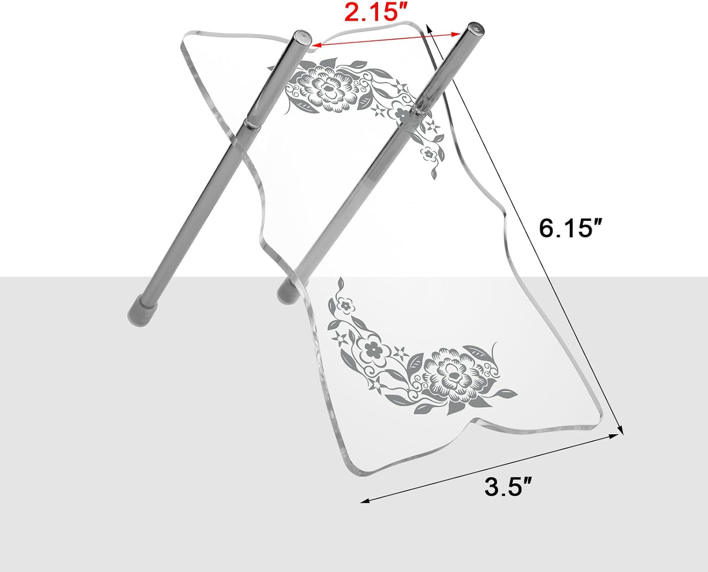 Acrylic Holder for Red Light Therapy for Face, Microcurrent Facial Device Holder, Acrylic Stand for Wrinkles Neck Tightening Device, Holder Only