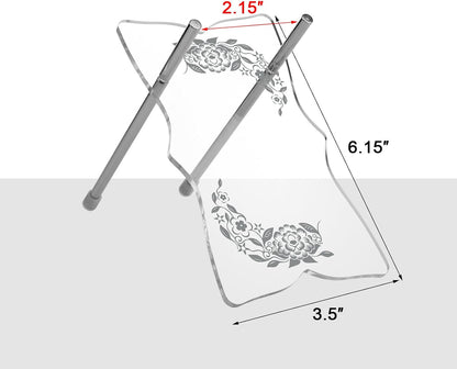 Acrylic Holder for Red Light Therapy for Face, Microcurrent Facial Device Holder, Acrylic Stand for Wrinkles Neck Tightening Device, Holder Only