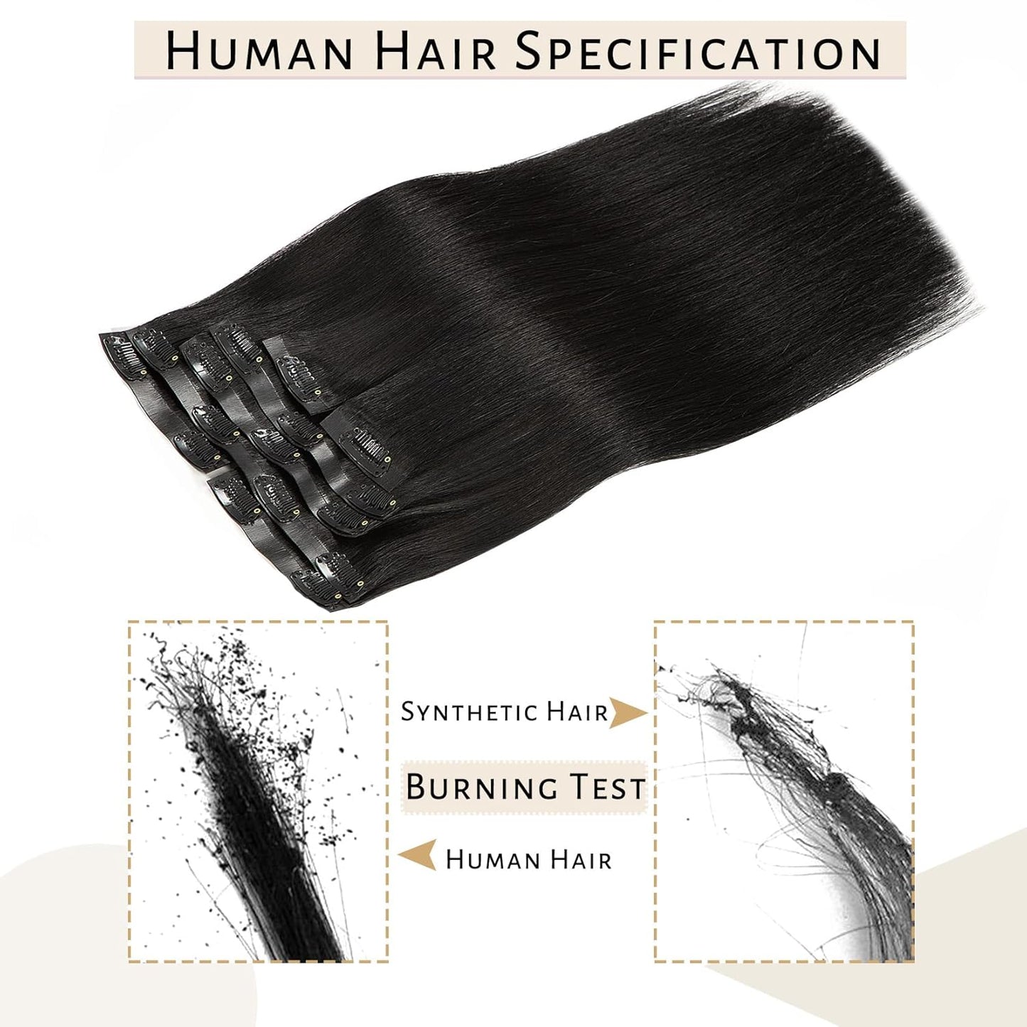 18Inch Jet Black Seamless Human Hair Extensions Ultra Invisible Skin Weft Clip Ins 7Pcs 110Gram Black Hair Extensions Remy Human Hair Full Head PU Clip on Straight Hair Extensions