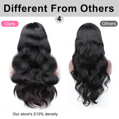 5X6 1BP30 Wear and Go Glueless Wigs Human Hair Pre Cut 24Inch and 13X4 Tiny Knots Real Pre Bleached Body Wave Wigs 24Inch